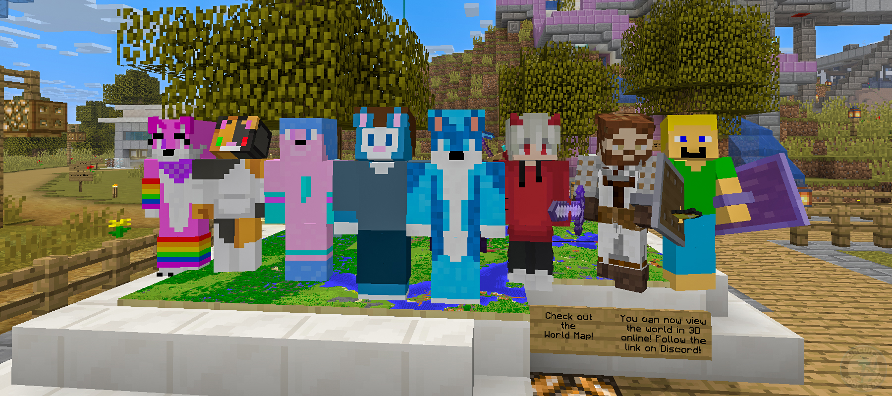 Minecraft Group Photo